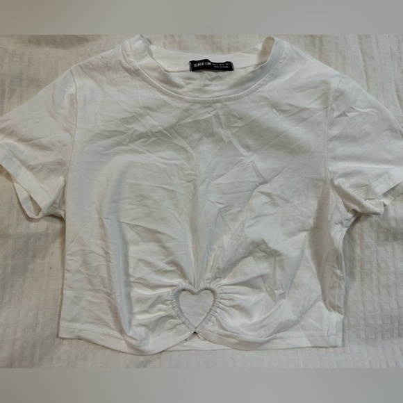 SHEIN Tops - 10 for $10 choose any 10 items marked 10 for $10 Cute heart shein crop top.